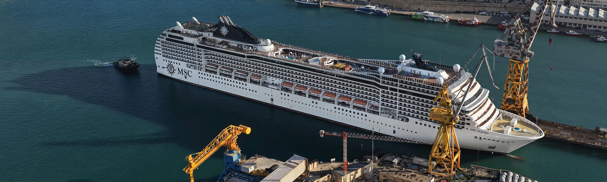 Компанія MSC Cruises офіційно завершила масштабну модернізацію лайнера MSC Poesia.