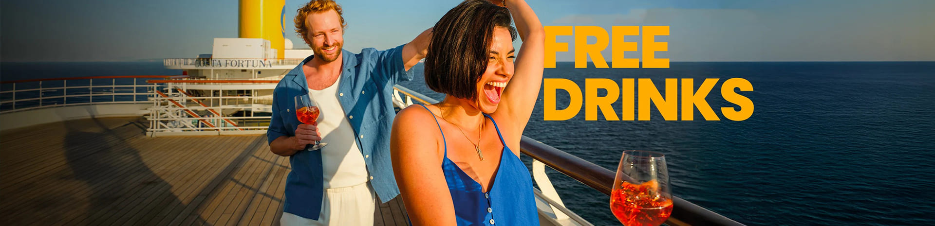 FREE DRINKS promotion from Costa Cruises!